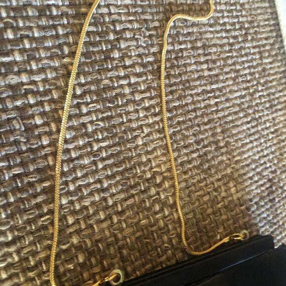 DKNY cocktail bag/clutch formal black satin - Picture 7 of 10